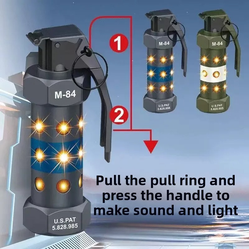 Outdoor Camping Essential Gear - Тактическая муляж-граната M84 с имитацией стробоскопического