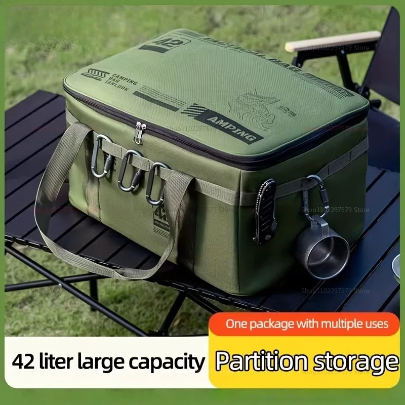 Outdoor Camping Folding Storage Box - Изолированная сумка для хранения объемом 42