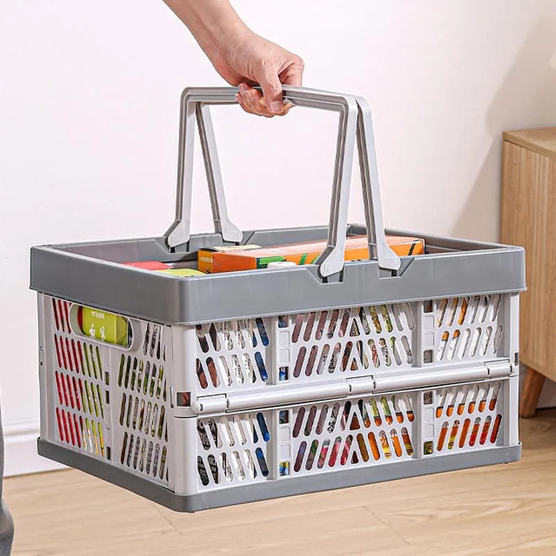 Outdoor Camping Folding Storage Box - Большая складная корзина для пикника с