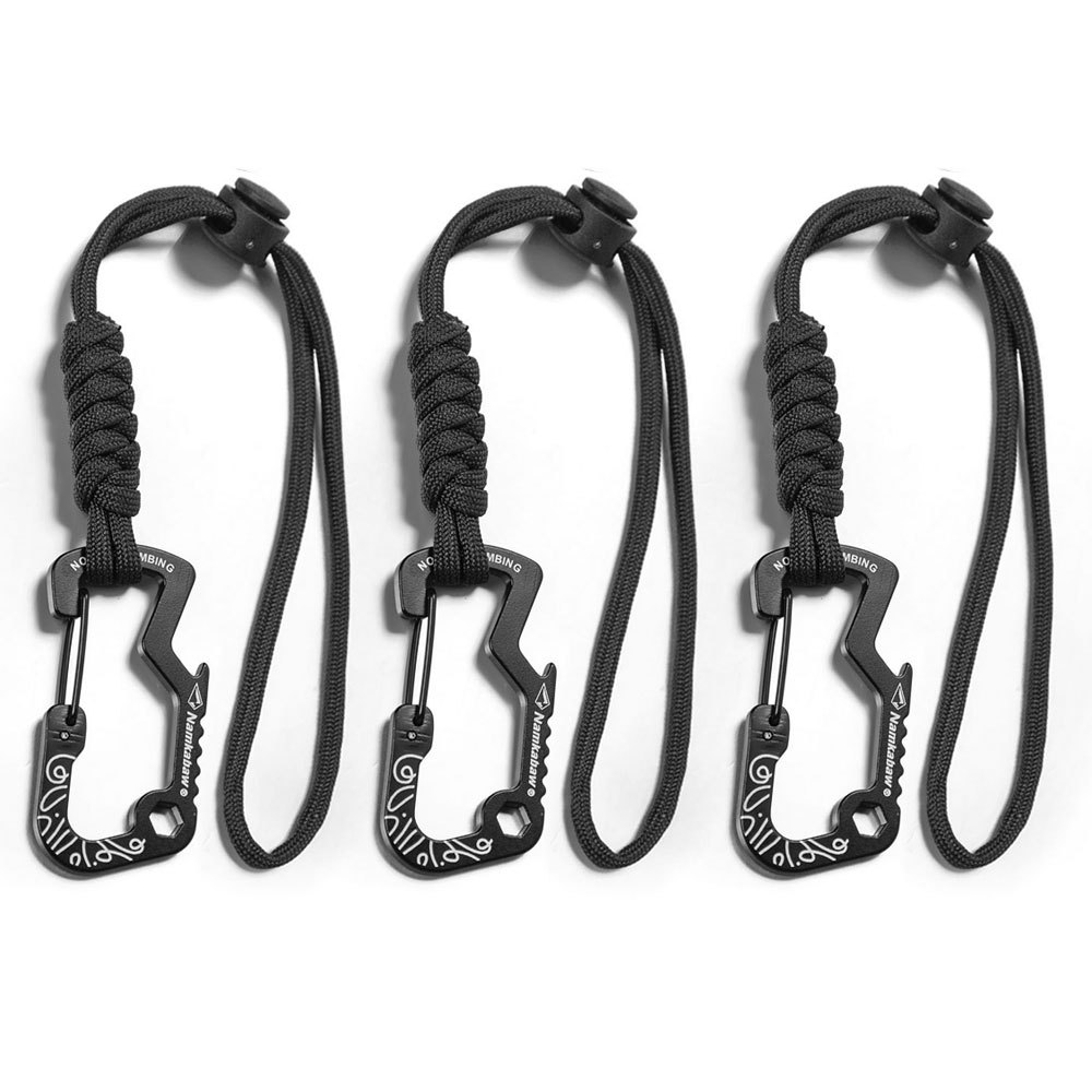 Outdoor Camping Essential Gear - Многофункциональный тактический карабин с паракордовым брелоком