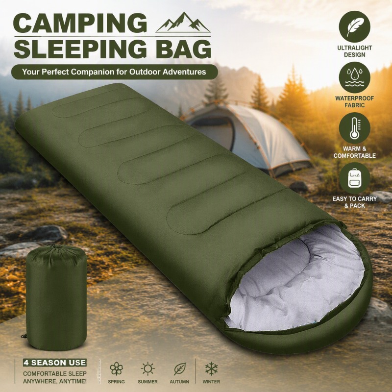 Ultralight Ground Sheet - 1 шт. Ультралегкий всесезонный водонепроницаемый спальный