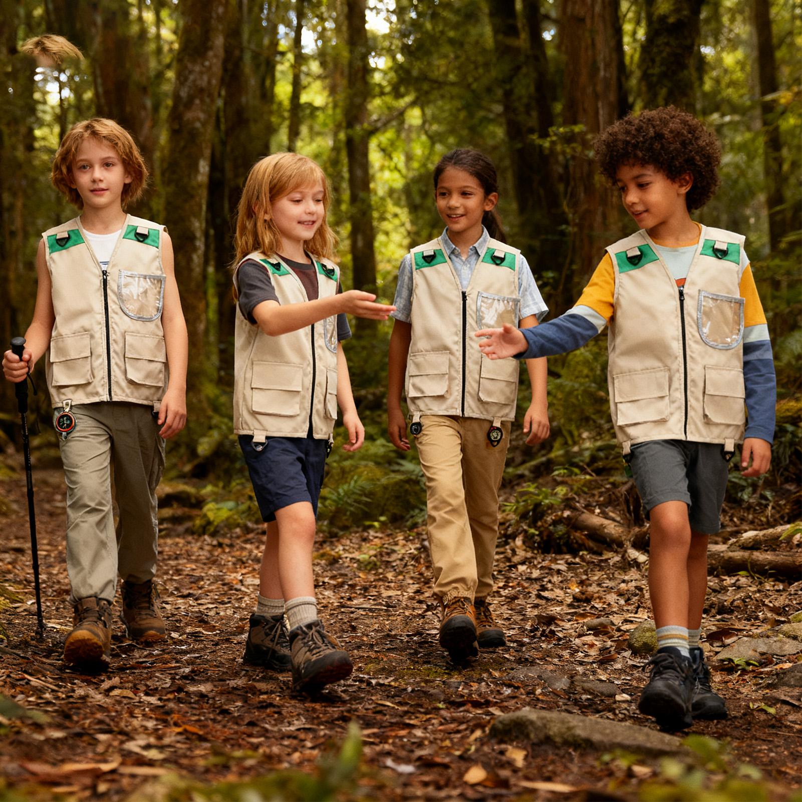Outdoor Camping Kids Activities - Детский жилет-карго, костюм без рукавов, куртка,