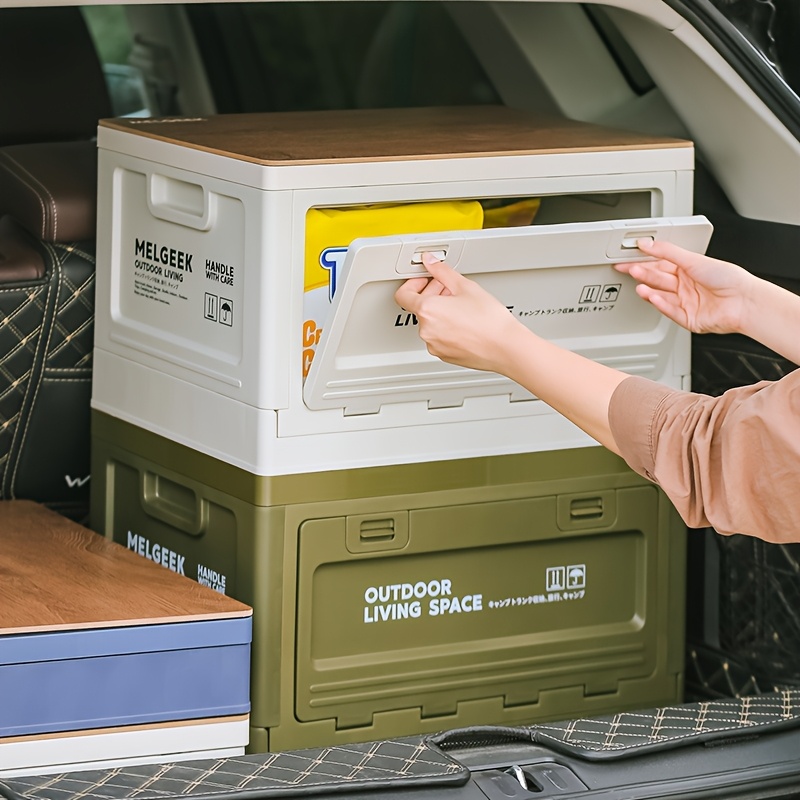 Outdoor Camping Folding Storage Box - 1 складной ящик для хранения на