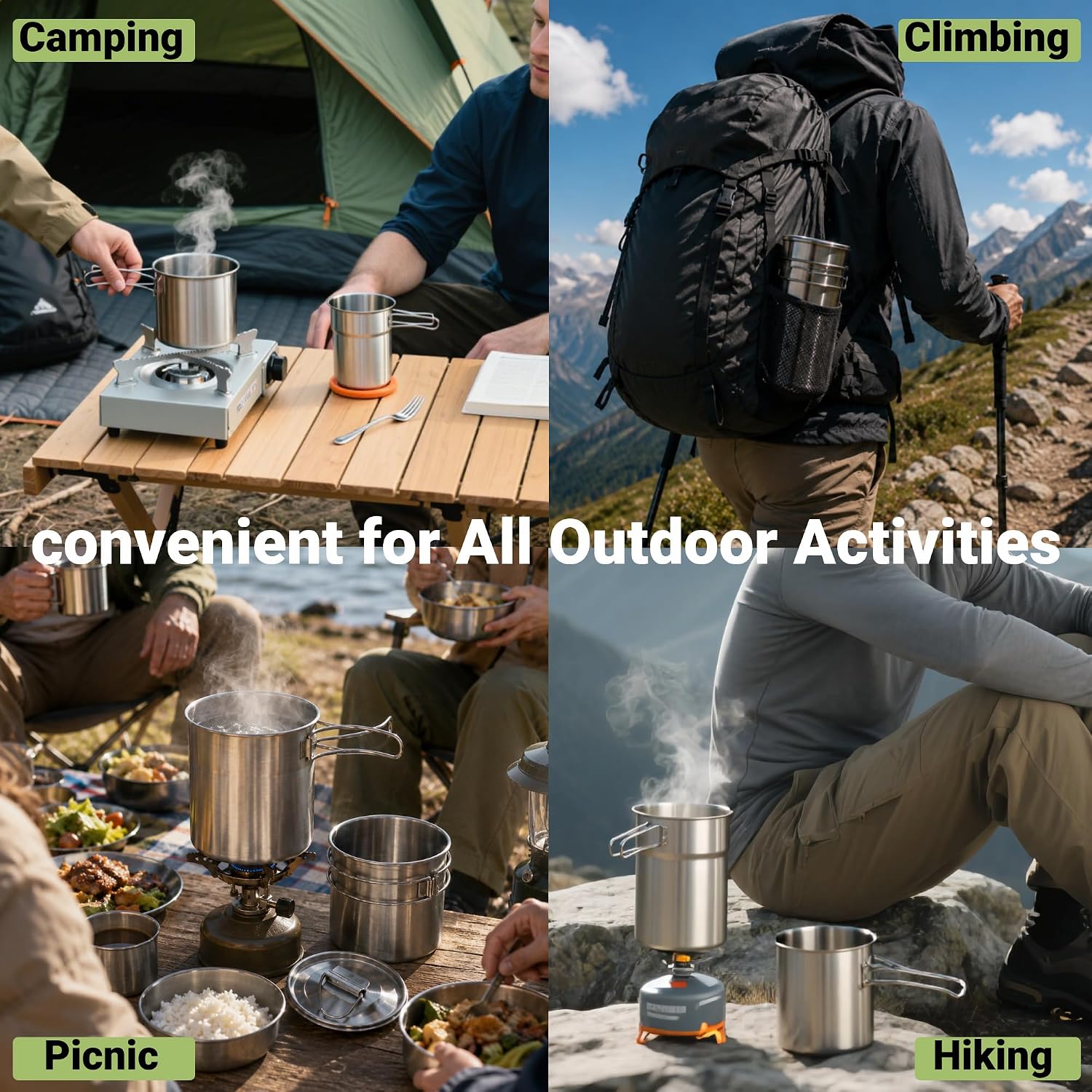 Складные походные кружки и чаш – обзор и цена Outdoor Camping Essentials