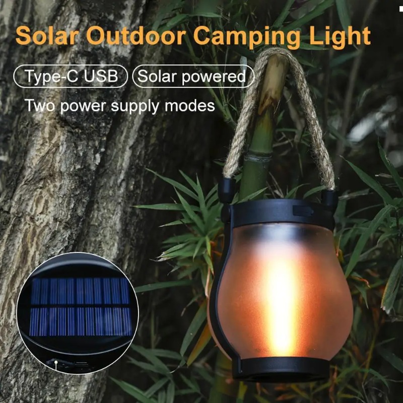 Солнечная лампа-фонарь с USB-з – обзор и цена Camping Rope