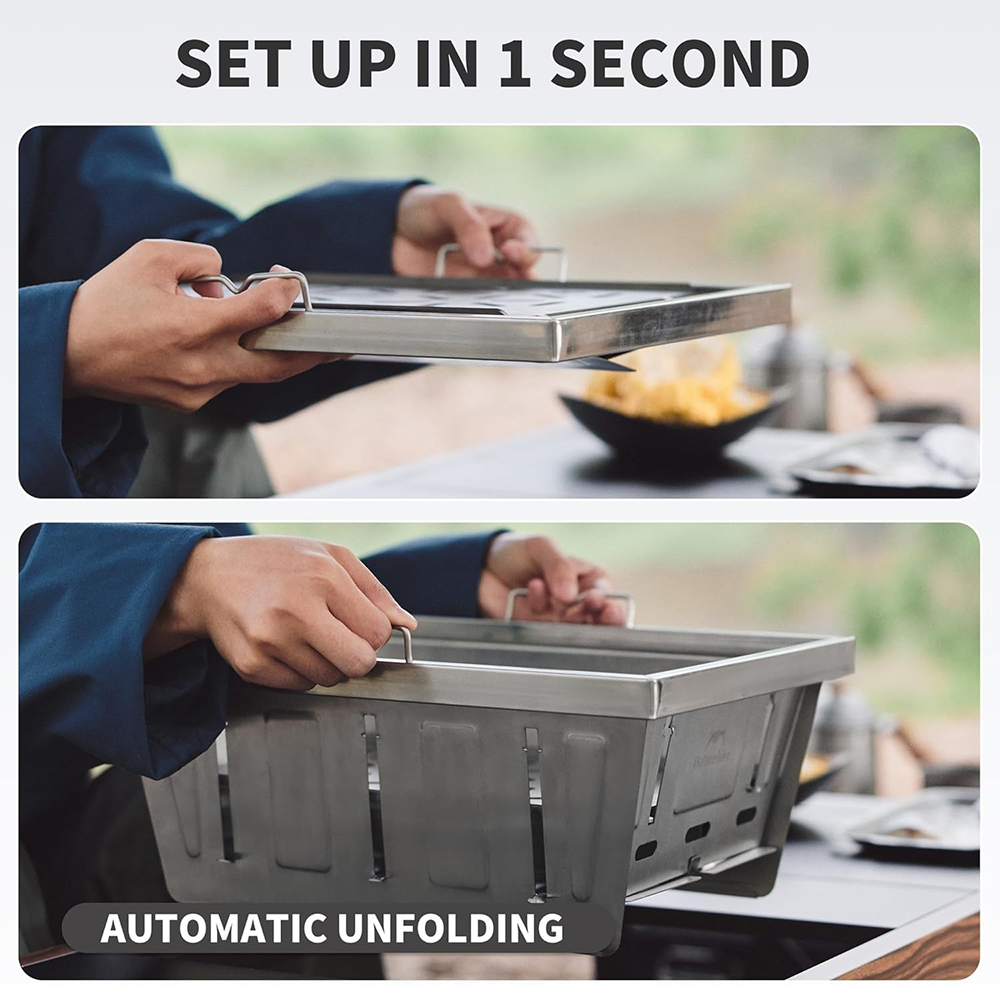 Naturehike кемпинговый угольны – обзор и цена Outdoor Camping Cooking Table