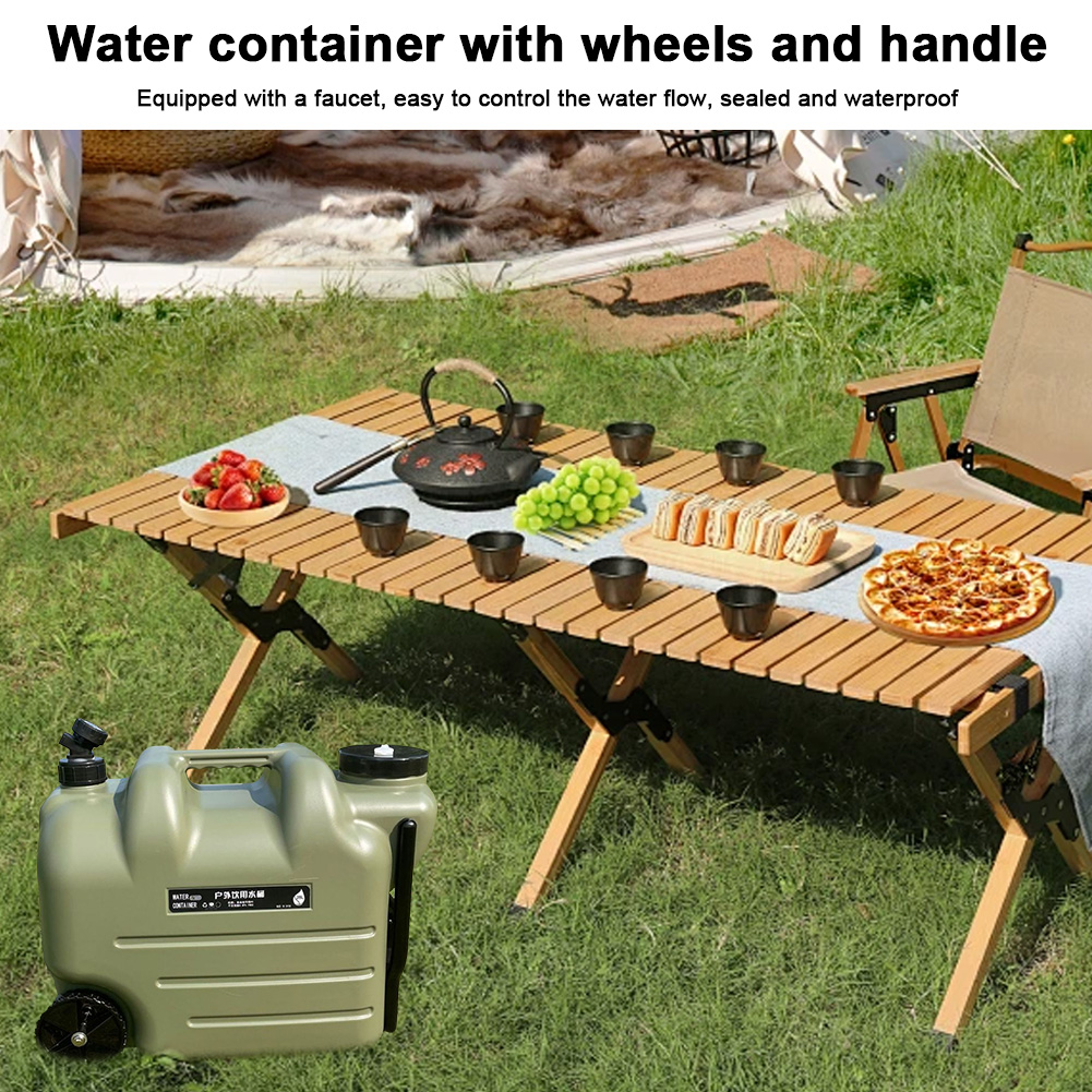 Походное ведро на 28Л с краном – обзор и цена Outdoor Camping Water Tank