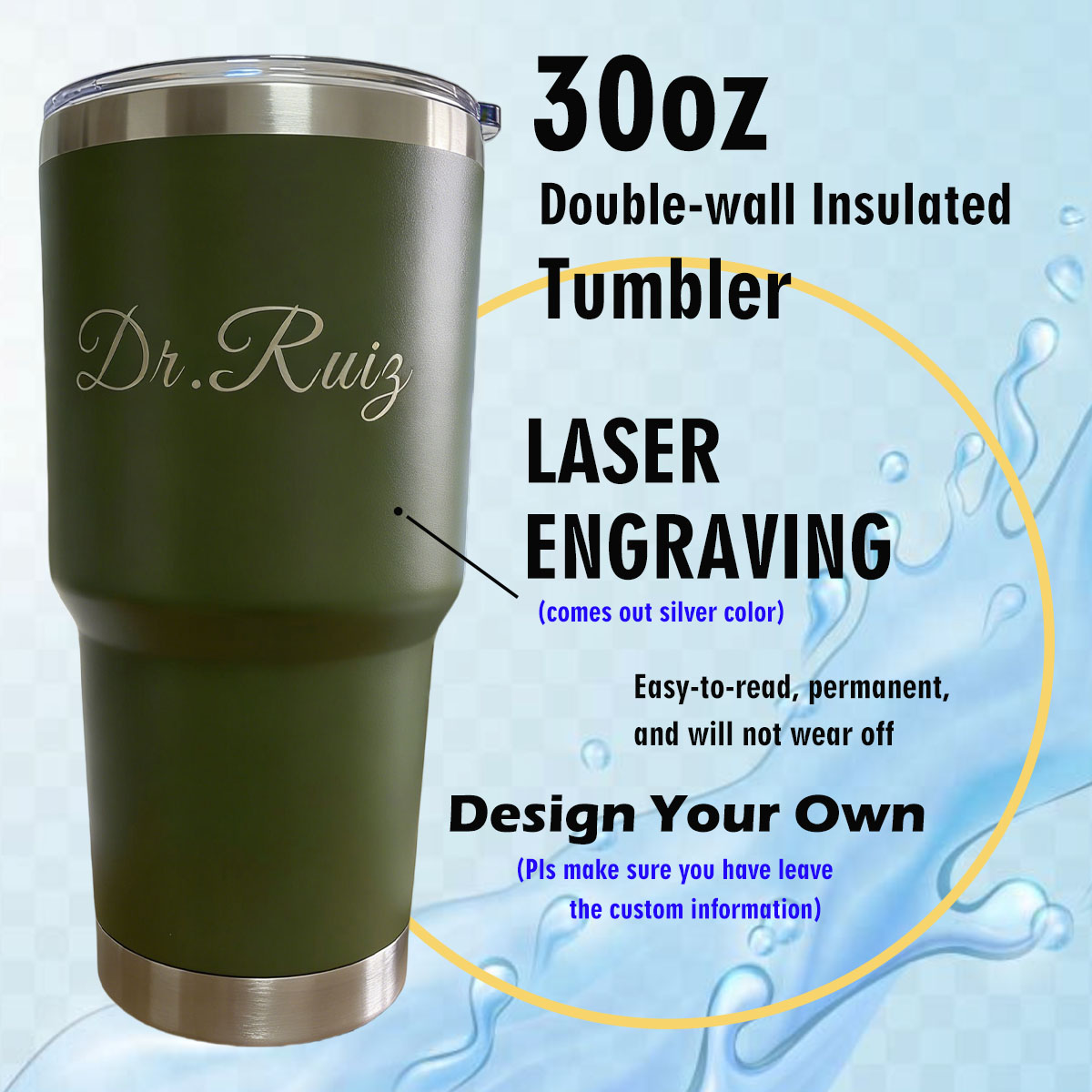 Персонализированный термос из  – обзор и цена Outdoor Camping Water Tank