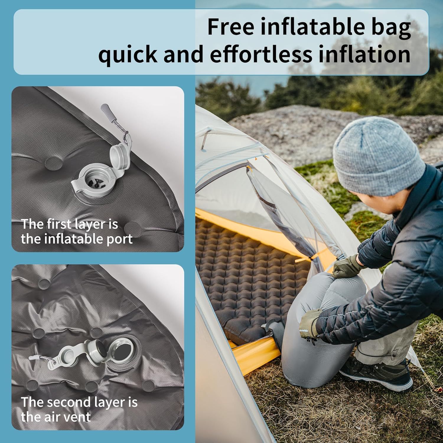 Надувной матрас Naturehike R6. – обзор и цена Ultralight Ground Sheet
