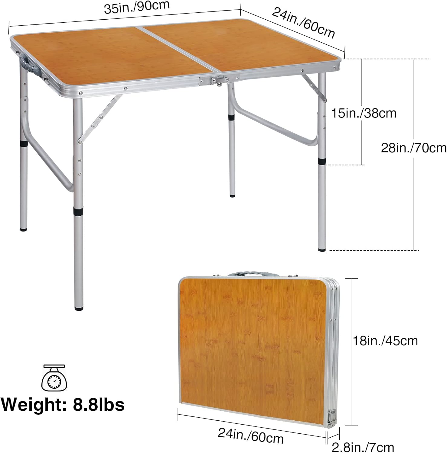 Регулируемый по высоте складно – обзор и цена Outdoor Camping Cooking Table