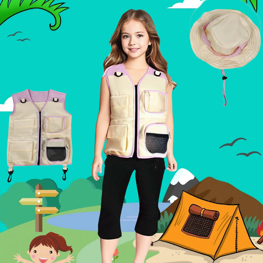 Детский костюм из жилета и шля – обзор и цена Outdoor Camping Kids Activities