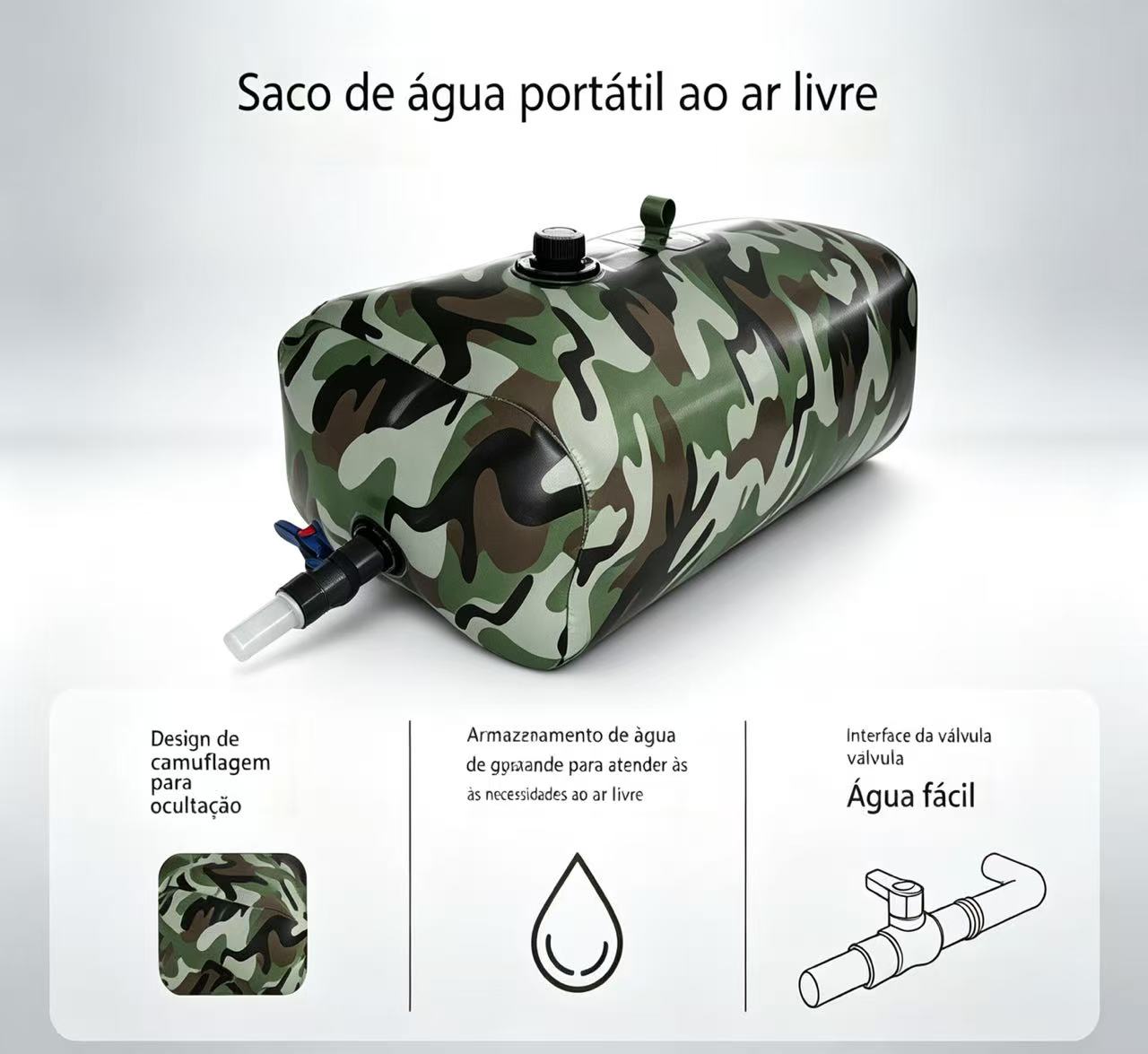 Складной водонепроницаемый бак – обзор и цена Outdoor Camping Water Tank