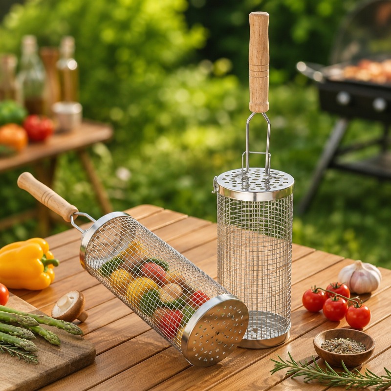 Набор круглых корзин для гриля – обзор и цена Outdoor Camping Essentials