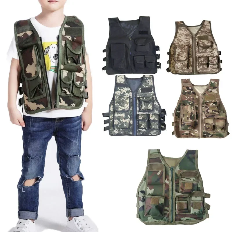 Детский тактический жилет для  – обзор и цена Outdoor Camping Kids Activities