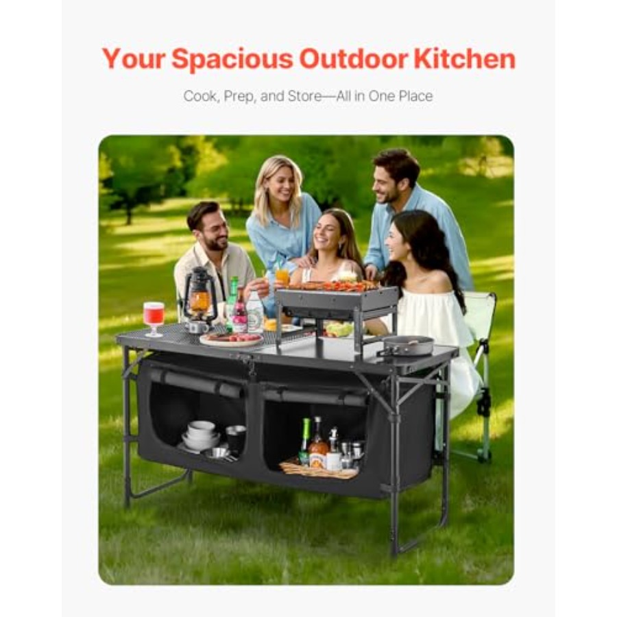 Складной походный кухонный сто – обзор и цена Outdoor Camping Cooking Table